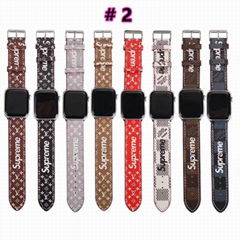 Luxury Designer Louis Vuittton         iWatch Wrist Band Strap     racelet