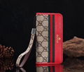 Luxury Designer Classic Louis Vuitton Flip Leather Wallet Case Lanyard LV Purse