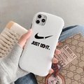 Luxury Sports Flower Print Nike Soft Waistline Back Shell Gloss Nike Phone Case