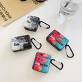 Fashion Designer Pairs Supreme Square Storage Bag Airpods Pro Case with Hook