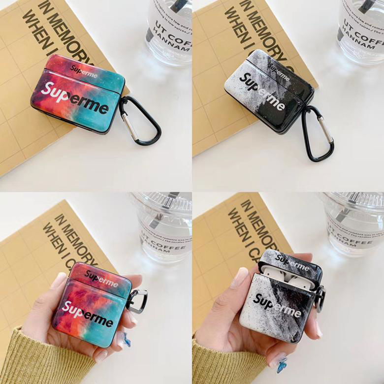Fashion Designer Pairs         Square Storage Bag Airpods Pro Case with Hook