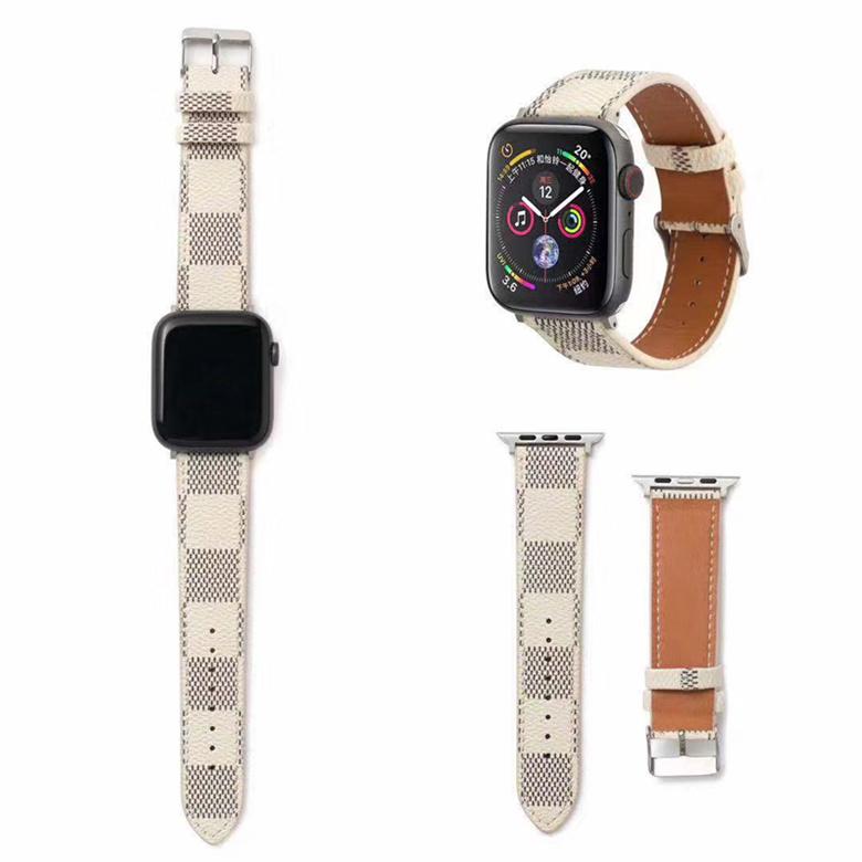 Luxury Designer Louis Vuitton iWatch Wrist Band Strap Checkerboard LV Wristband - Hseng (China ...