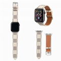 Luxury Designer Louis Vuitton iWatch Wrist Band Strap Checkerboard LV Wristband