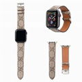 Luxury Designer               Plaid Print iWatch Wrist Strap     eather Band 7