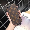 Luxury Designer Retro Vintage Louis Vuitton Leather Back Cover Paris LV Case