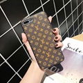 Luxury Designer Retro Vintage Louis Vuitton Leather Back Cover Paris LV Case