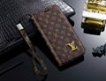 Luxury Designer Folio Vintage Vegan Louis Vuitton Wristband Leather Case LV Case