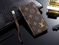 Luxury Designer Folio Vintage Vegan Louis Vuitton Wristband Leather Case LV Case