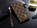 Luxury Designer Folio Vintage Vegan Louis Vuitton Wristband Leather Case LV Case