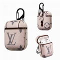 Luxury Designer Vintage Candy Color Louis Vuitton Airpods Leather Case LV Cover