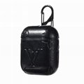 Luxury Designer Vintage Vegan Retro Leather LV Airpods Case Louis Vuitton Cover
