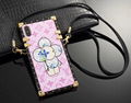 Square Plating               Sun Flower Leather Back Cover Crossbody     ase 2