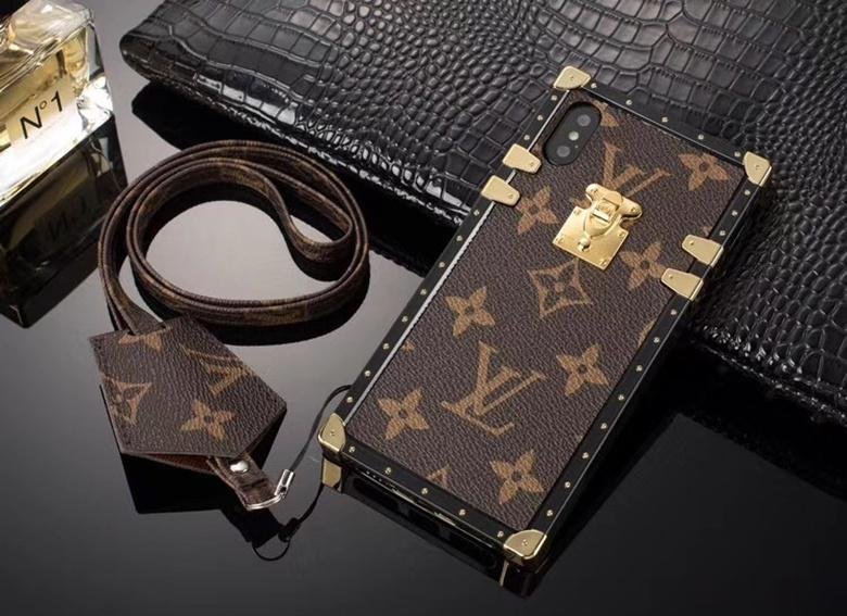 Louis Vuitton Print Phone Case Clearly Now