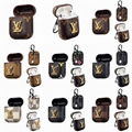 Retro Pairs Louis Vuitton Plating Airpods Leather Case Checkerboard LV Cover