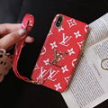 Plating Louis Vuitton Leather Back Cover Plaid Wristband Retro Paris LV Case 