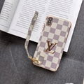 Plating               Leather Back Cover Plaid Wristband Retro Paris     ase  13