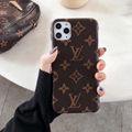 High Quality Luxury Designer Louis Vuitton Leather Back Case LV Paris Shell