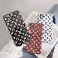 Luxury Designer Flower Print Louis Vuitton Soft Back Shell Paris LV Phone Case