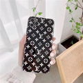 Luxury Designer Flower Print Louis Vuitton Soft Back Shell Paris LV Phone Case