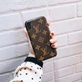 Luxury Designer Retro Pairs Louis Vuitton Monogram Leather Back Case LV Shell