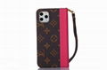 Luxury Designer Louis Vuitton Patchwork Leather Wallet Clutch Crossbody LV Shell