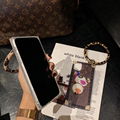 Luxury Designer Louis Vuitton Square Wristband Plating Soft Back Cover Paris LV