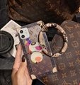 Luxury Designer Louis Vuitton Square Wristband Plating Soft Back Cover Paris LV