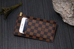 Luxury Designer               Monogram Leather Wallet Case Universal     ase
