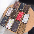 Louis Vuitton Monogram Leather Wristband Back Cover Checkerboard LV Phone Shell