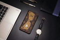 Luxury Retro Louis Vuitton Vintage Leather Wallet Glass Clutch Paris LV Case