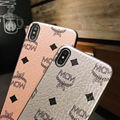 Luxury Designer MCM Vintage Leather Back Cover Paris MCM Phone Shell for iPhone  2