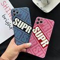 Luxury Designer Supr Leather Back Cover Paris         Phone Shell for iPhone 11 2