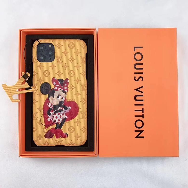 Luxury Designer Louis Vuitton Mickey Combo Leather Back Cover Paris LV Shell - Hseng (China ...