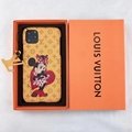 Luxury Designer Louis Vuitton Mickey Combo Leather Back Cover Paris LV Shell