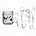 Plating Nike Cover for TWS Airpods2 Pro Wireless Headset with Pendant Lanyard 