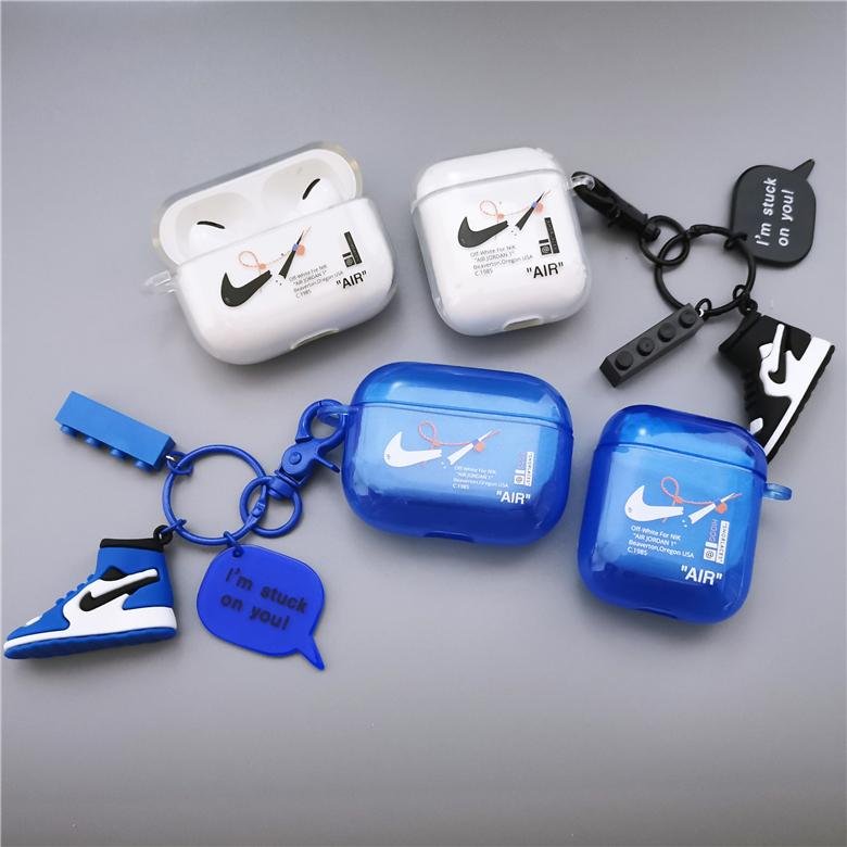 Noctilucent      Case for TWS Airpods2 Pro Wireless Headset with Sneaker Pendant 3