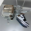 Plating Nike Lanyard Case for Apple Airpods2 Pro with 3D Sneaker Pendant Keyring