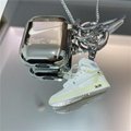 Plating Nike Lanyard Case for Apple Airpods2 Pro with 3D Sneaker Pendant Keyring