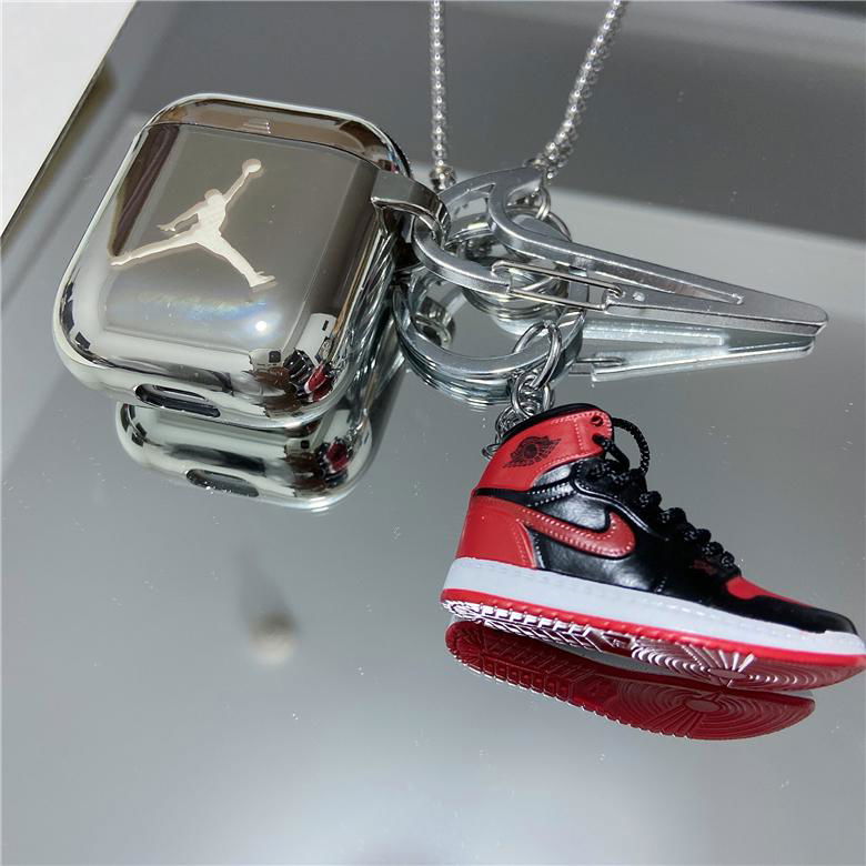 Plating      Bracelet Case for Apple Airpods2 Pro with Sneaker Pendant Keychain 4