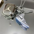 Plating Nike Bracelet Case for Apple Airpods2 Pro with Sneaker Pendant Keychain
