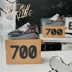 3D        Yeezy 700 Shoes Case for Airpods2 Pro Sports Sneaker Storage Bag Cover