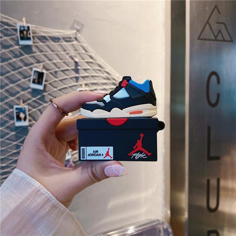 3D Air Jordan 4 Cover for Airpods 2 3 Pro Sports Sneaker Protective Shell 3