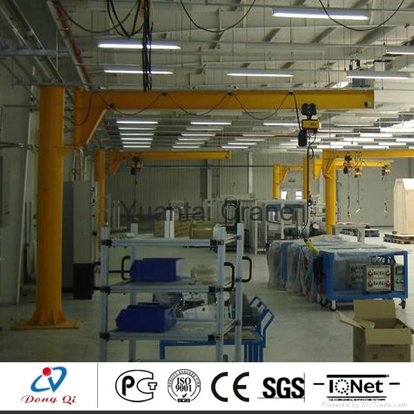 Indoor,outdoor 360 degree rotation jib crane