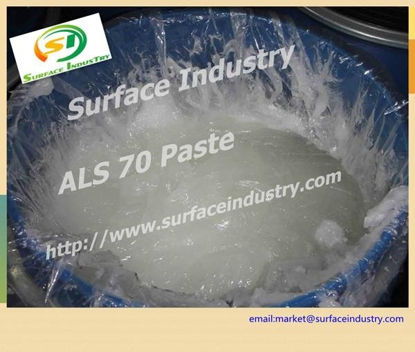 Ammonium Lauryl Sulphate 70%,30% and 25%,ALS Paste and Liquid 2