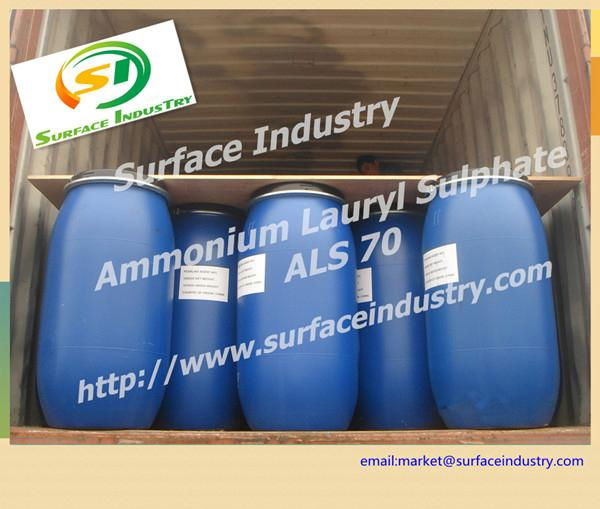 Ammonium Lauryl Sulphate 70%,30% and 25%,ALS Paste and Liquid 3