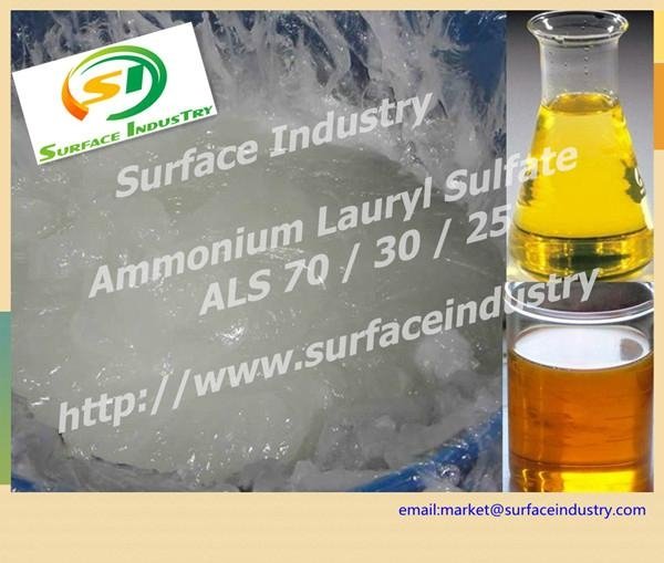 Ammonium Lauryl Sulphate 70%,30% and 25%,ALS Paste and Liquid 4