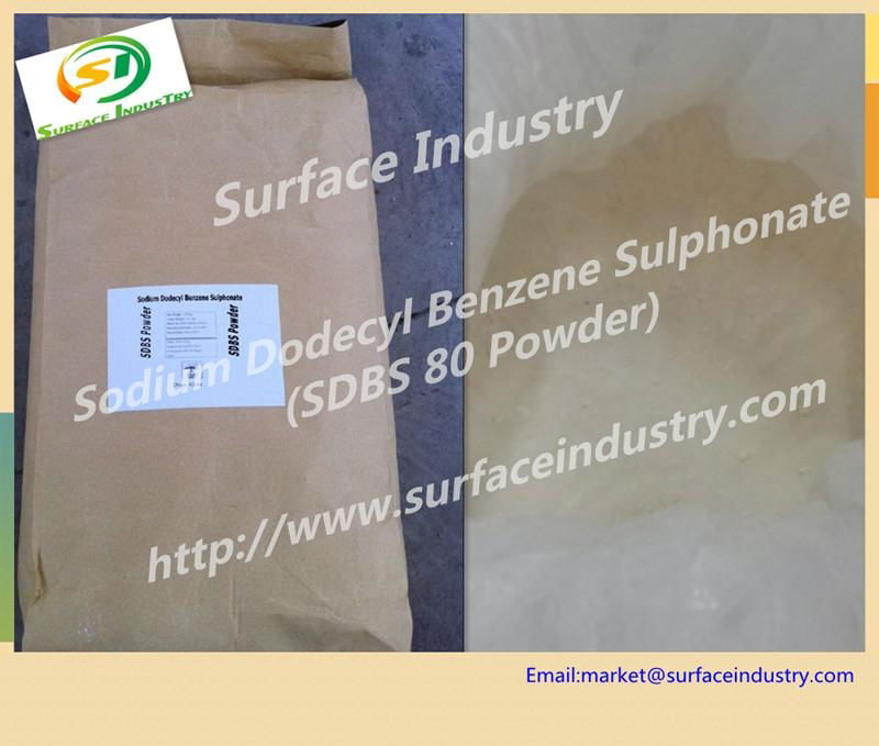 Sodium Dodecyl Benzene Sulphonate 80% SDBS Powder for Washing Powder