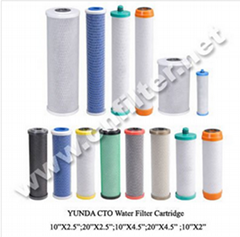 Carbon Block Filter Cartridge  for water treatment 