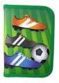 Awesome Childrens Personalised Zipper Pencil Case Football Shoes Printed For Kid