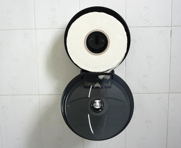 high quality lockable toilet roll holder ABS wall mounted paper dispenser 5